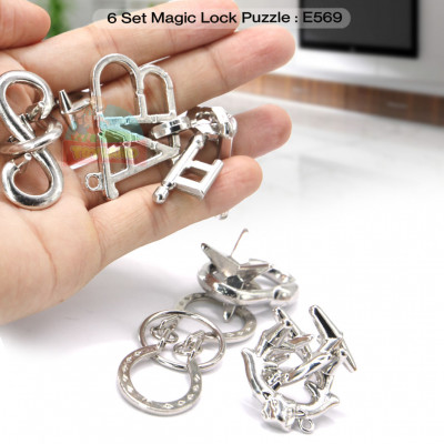 6 Set Magic Lock Puzzle : E569